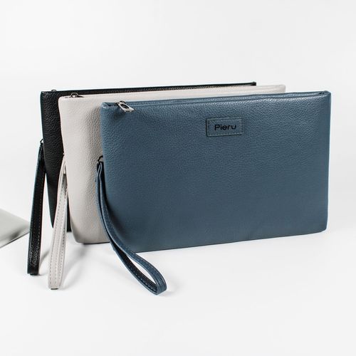 Cross-border best-selling business men's hand grab bag multi-functional soft leather fashionable envelope clutch bag large capacity document bag