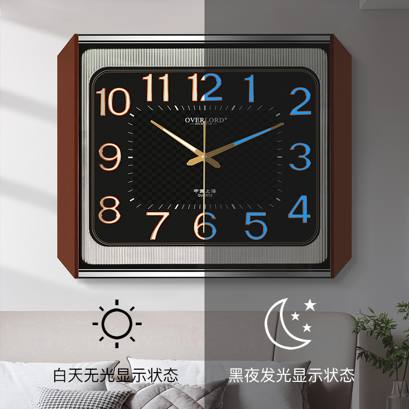 Rex reloj de pared sala de estar reloj moderno dormitorio silencioso reloj de pared simple creativo reloj de pared reloj doméstico al por mayor