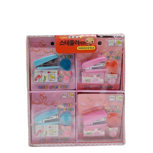 New Sanrio mini stapler + tape sticker cute Culomi Melody Cinnamon dog stapler
