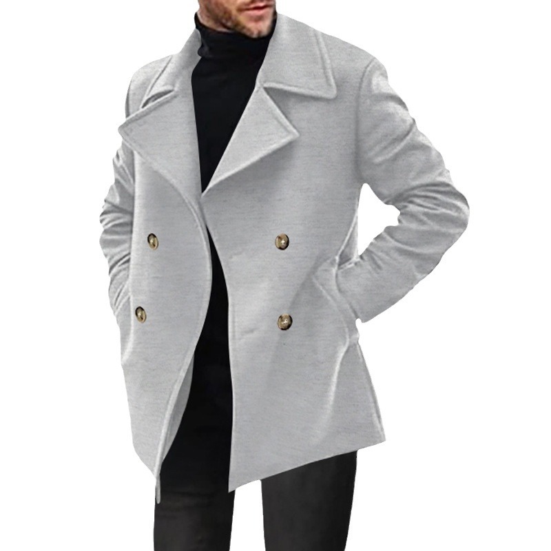 Estación independiente transfronteriza de ropa de hombre 2026 primavera y otoño chaqueta de hombre largo comercio exterior chaqueta de hombre casual Amazon