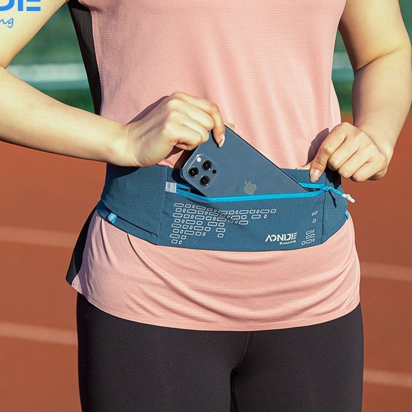 Onijie Running Water Bottle Waist Bag Marathon Sports Waist Bag Men's Cycling Hiking Cross-Country Outdoor Bag Women's Running Bag