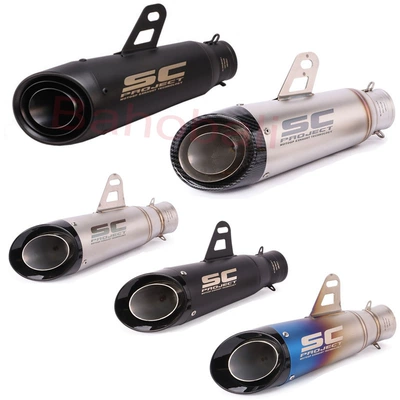 Motosiklet SC paslanmayan polad qaz borusu R3 MT07 S1000RR