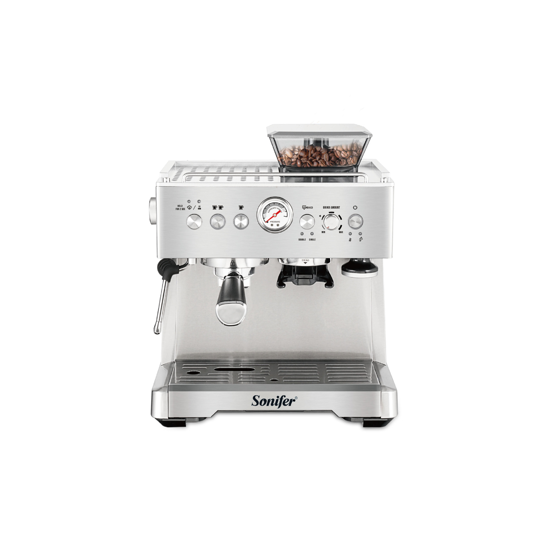 Sonifer transfronterizo hogar molienda integrada cafetera italiana cafetera SF-3572