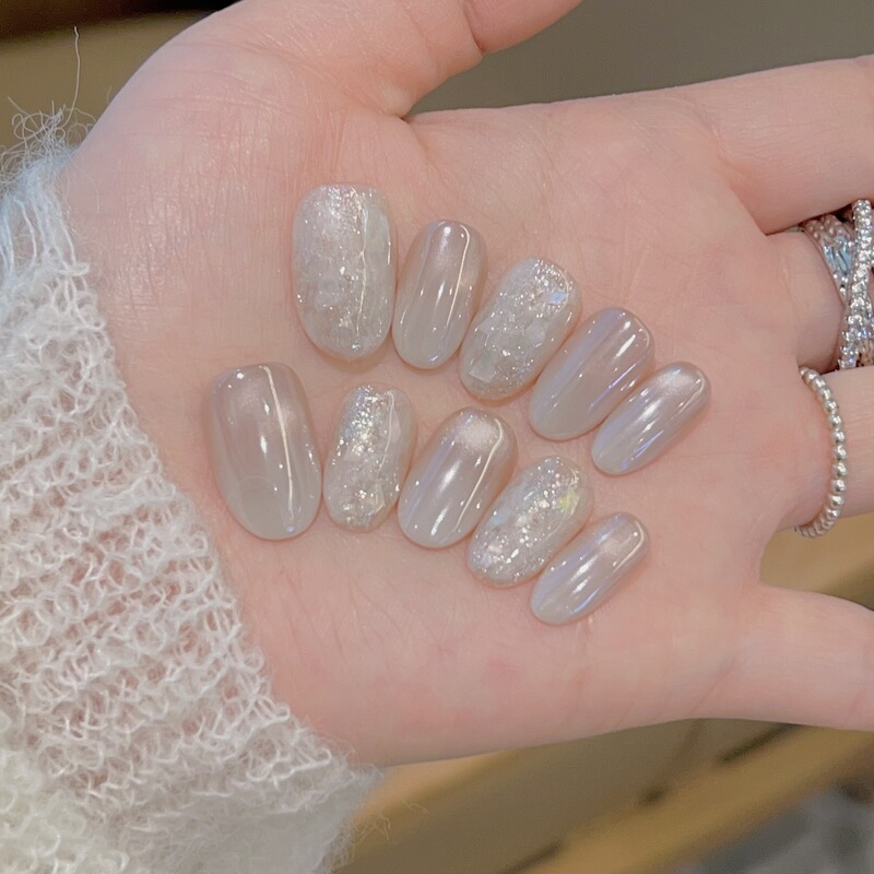 【Oil Painting】Dreamy Pearlescent Gradient Hailey Cat Eye Handmade Wearable Acetate Nail Art Whitening Effect Wholesale 【Oil Painting】Dreamy Pearlescent Gradient Hailey Cat Eye Handmade Wearable Acetate Nail Art Whitening Effect Wholesale
