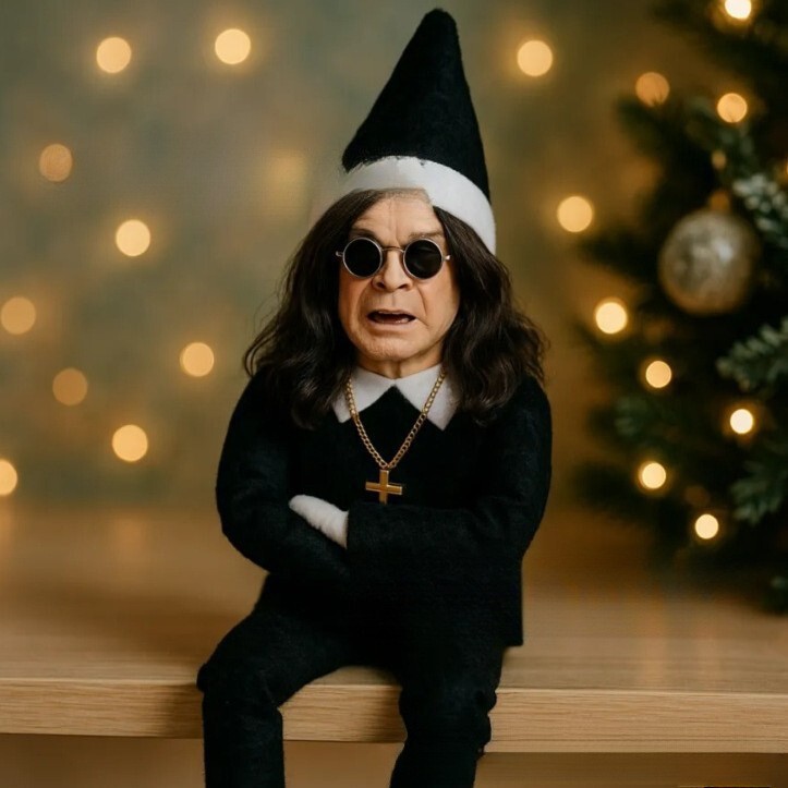 Snoop on a Stoop Christmas Elf Doll跨境窥探弯腰圣诞精灵娃娃|undefined