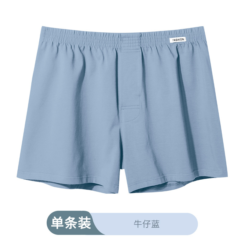 Ropa interior de los hombres algodón Boxer shorts sueltos transpirable juventud más tamaño Boxer shorts cabeza niños Arro pantalones de verano