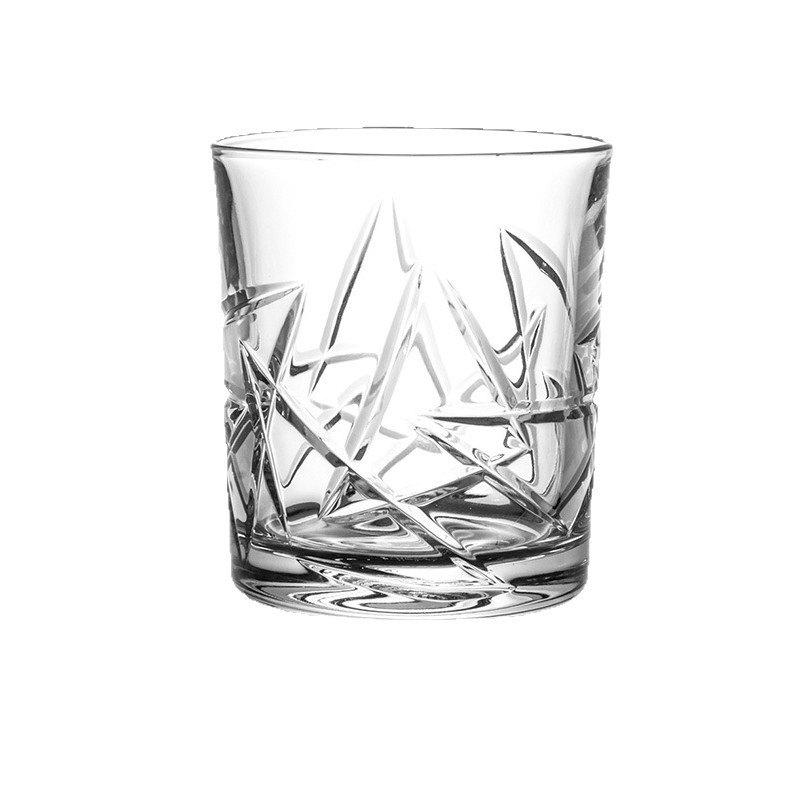Lexus importación de cristal espeso vaso de whisky casero creativo clásico recto vaso de vino clásico