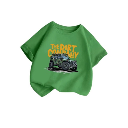 Children's round neck short sleeve  summer new unisex kids trendy fashion T-shirt baby top base shirt children's clothing