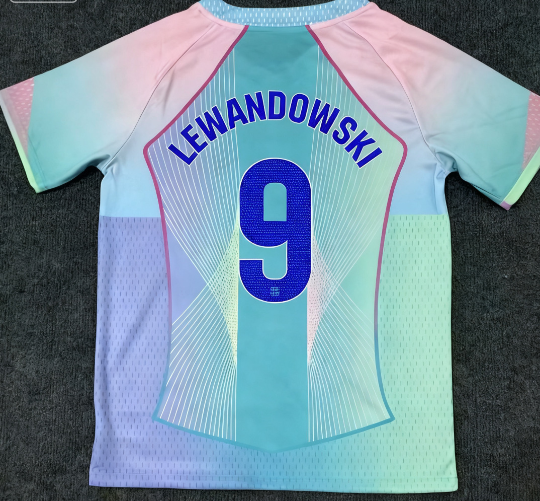 2526 camiseta de fútbol de La Liga, estrella del Real Madrid, Mbappé Vinicius, la misma camiseta impresa número mayorista transfronterizo