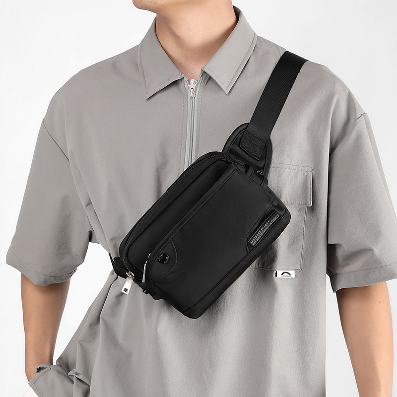 WEPOWER nuevo bolso deportivo, bolso de pecho, bolso de hombro de moda para hombres, mochila casual, mochila pequeña, bolso de cintura para teléfonos móviles