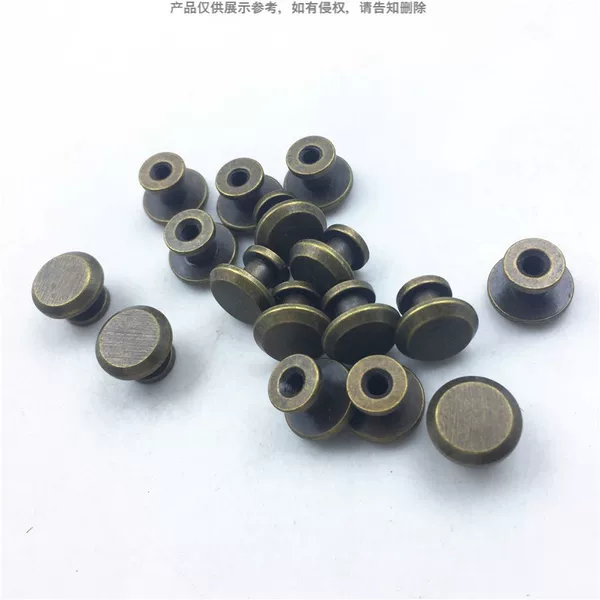 Financial Notebook Flat Head Rivets Antique Monk Head Screw Rivets Handbag Accessories Leather Head Stable Photo Album Rivet Nuts