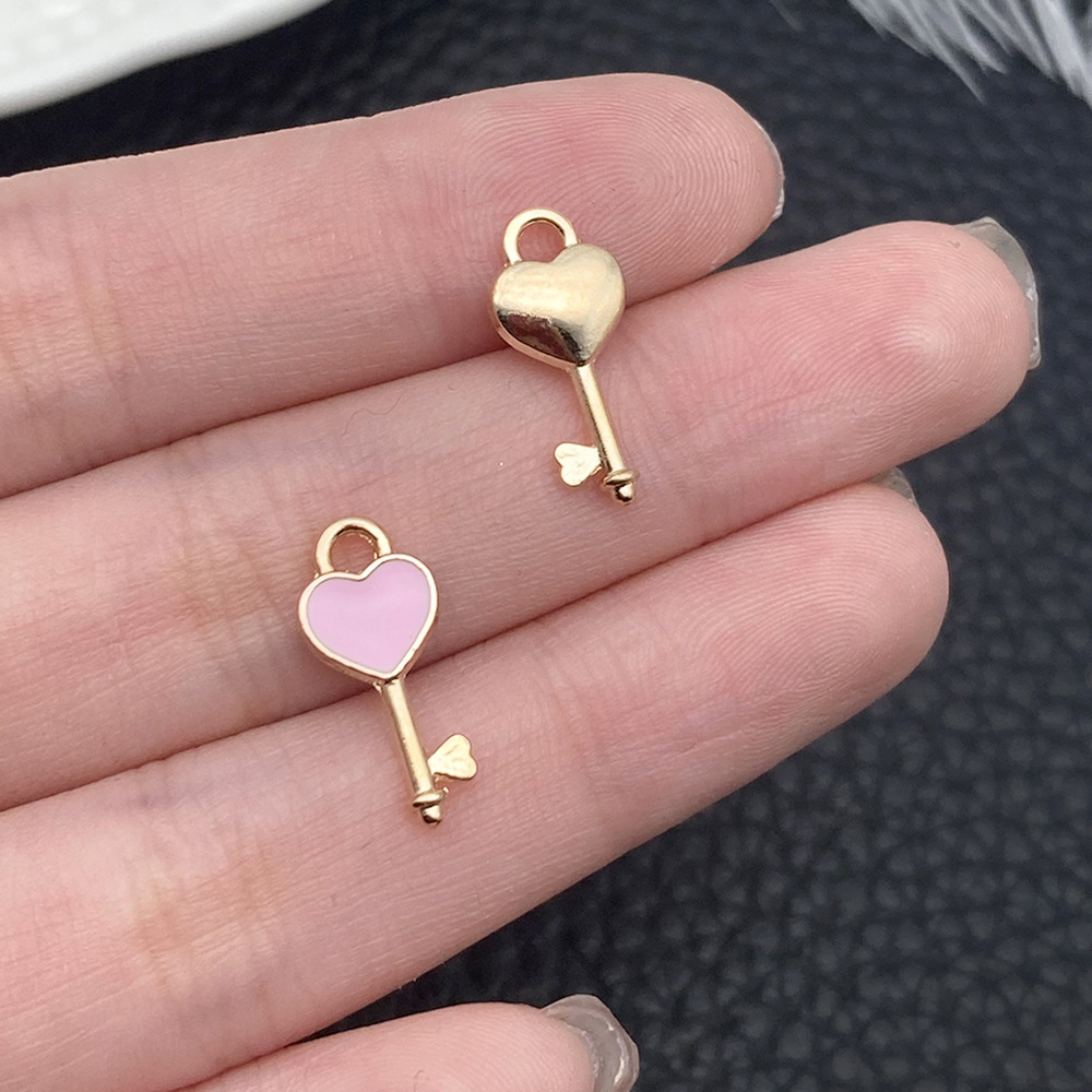 1 clave rosa en forma de corazón de nectarina 7 × 16MM - 10989 - 0,5g