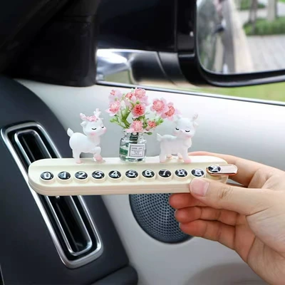 display number plate car ornaments — Nömrəli dayanma kartı