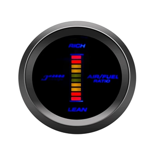Cross-border bestseller: Automotive modification air-fuel ratio gauge, 52mm blue digital display air-fuel ratio gauge, factory price