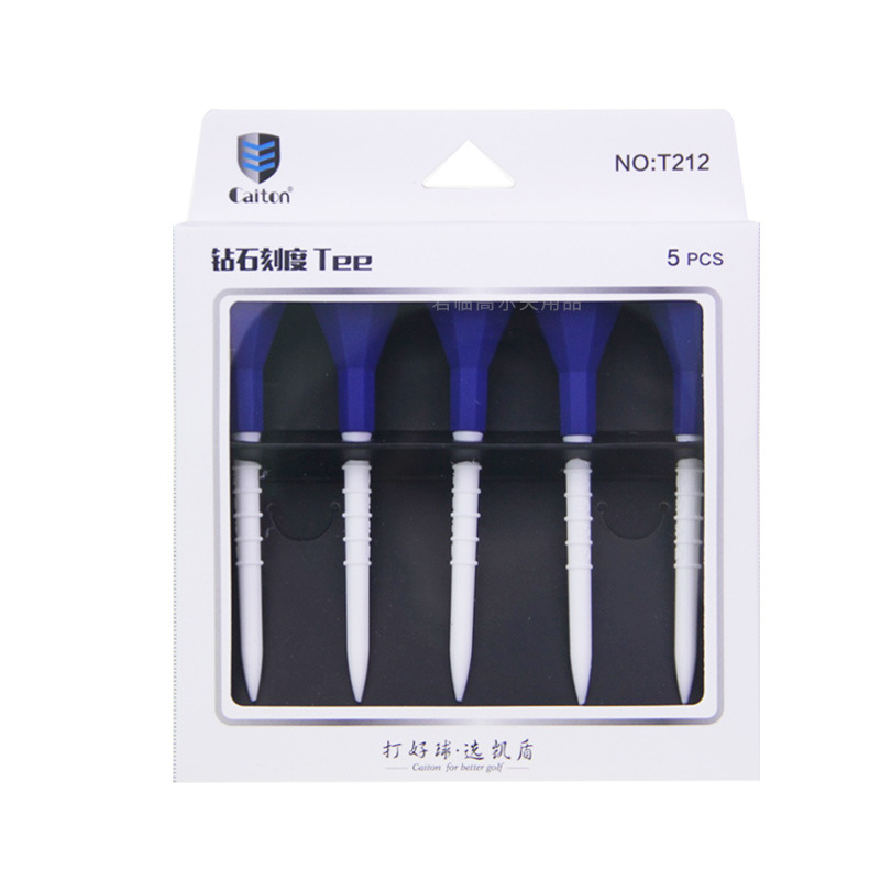 �¸߶�����ʯ�򶤿̶�������Tee������golf����5����װ87mm����