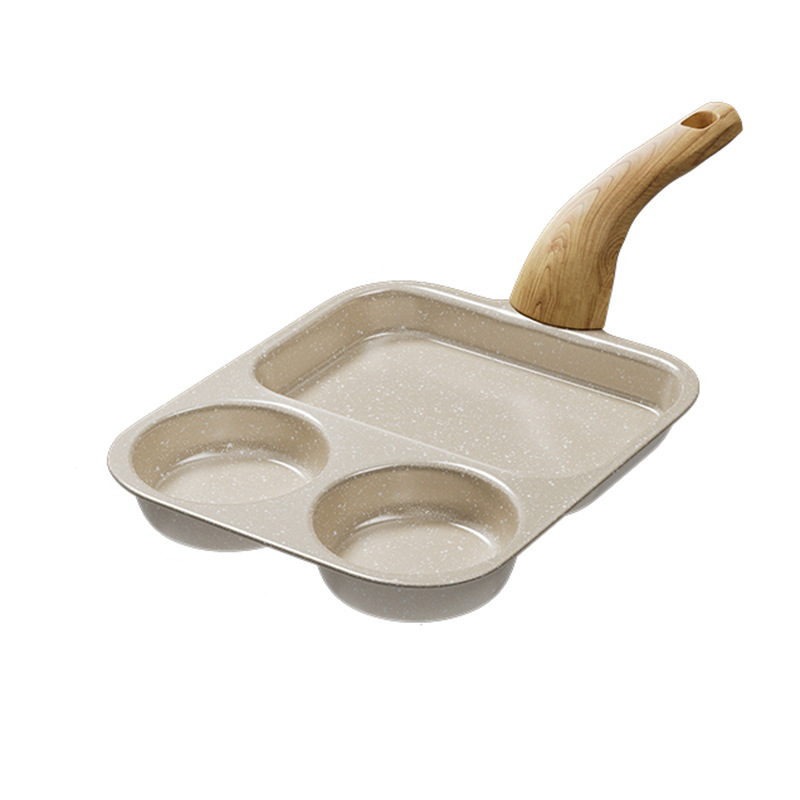 Nuevo arroz de arroz antiadherente 3 - en - 1 desayuno, panela de hamburguesas de huevo, panela doméstica, panela de cocina universal, panela de cocina