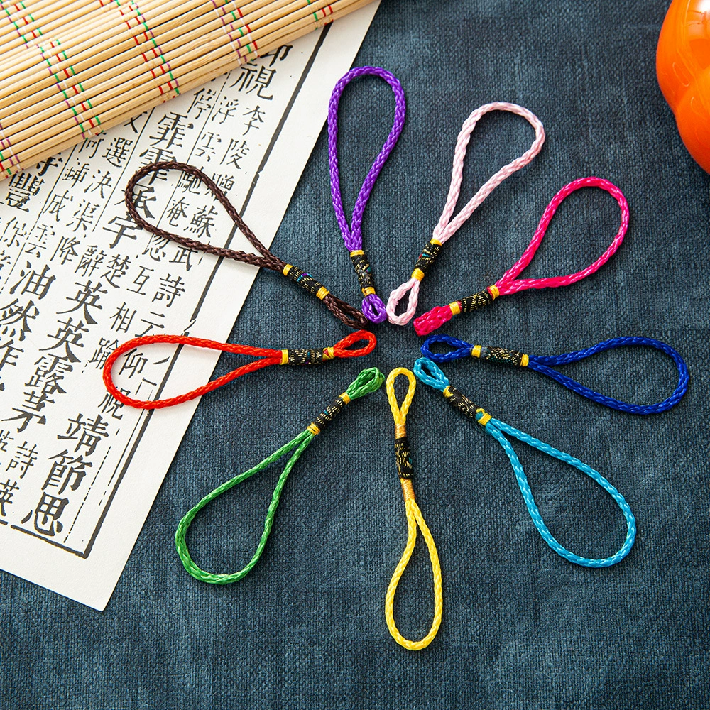 Китайский узел с бахроной тканью веревки DIY ювелирные изделия