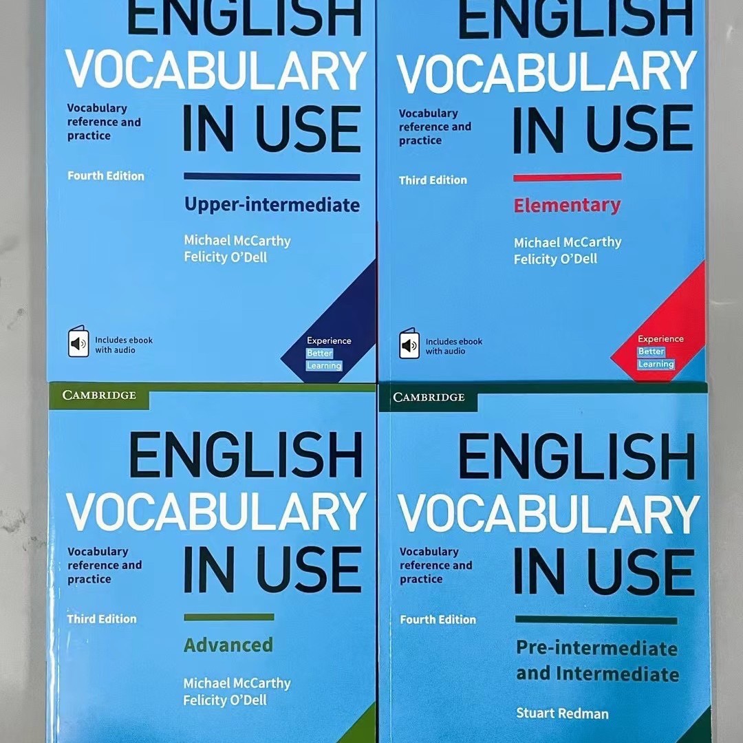 English Vocabulary in Use Cambridge Vocabulary 4 Volumes English Life Common Vocabulary Reference Book