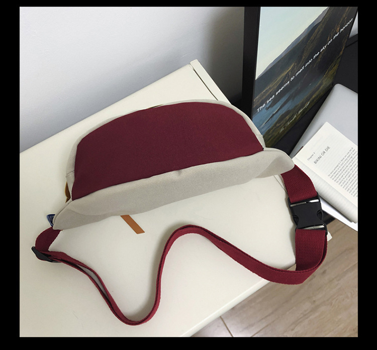 Simple and sporty trendy brand chest bags for both men and women, student waist bags, large-capacity niche single-shoulder bags, crossbody bags for women undefined