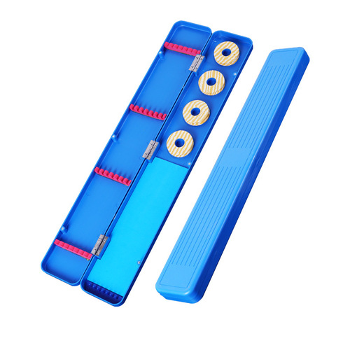 Blue multifunctional float box capacity fish float main line sub-line storage box fishing gear supplies float three-use accessories