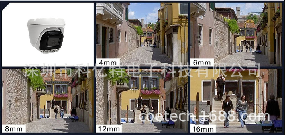 Tavan montajlı dome kamera, 8MP 4K, POE, tam renkli