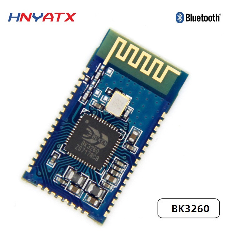 蓝牙V4.2立体声BK3260模块串口AT指令改名双模SPP数传BLE数传IOS