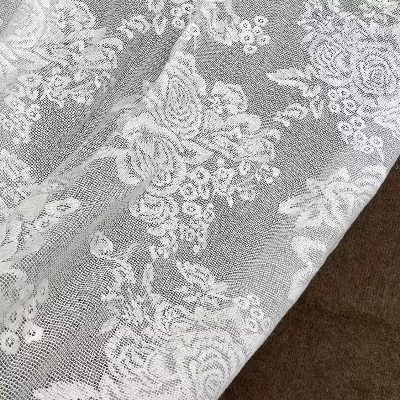 Белая длинная декоративная подвязка с вышивкой, DIY