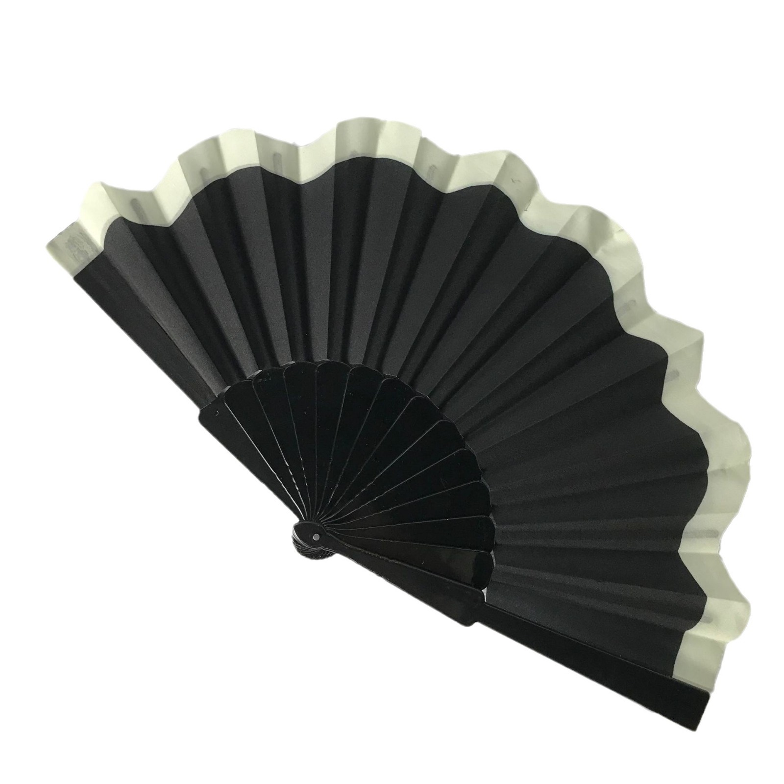 Fábrica directa venta al por mayor fácil de abrir y cerrar el estilo de color de los estudiantes ventiladores de baile para dibujar ventiladores publicitarios de plástico impresos personalizados