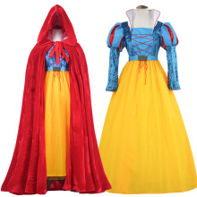 白雪公主cos服 电影真人版万圣节舞台演出cosplay连衣裙同款服装