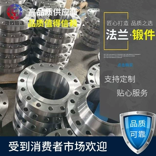 定制锻造带径对焊碳钢高压法兰 碳钢带径对焊高压法兰 高压法兰