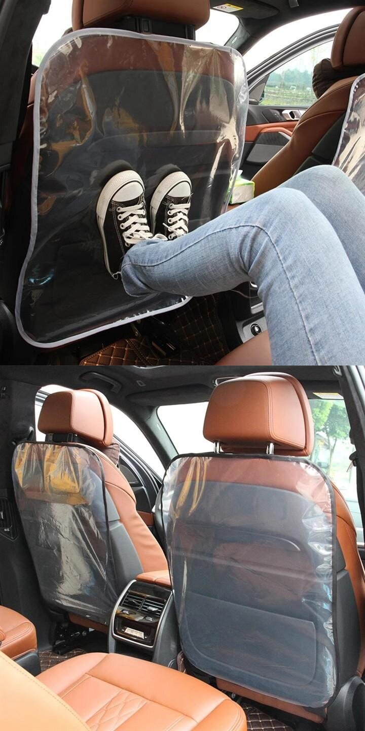 PE transparent film bed cover, anti-dirty pad, car seat back protector, children's anti-slip, anti-step, and anti-kick pad, children's anti-dirty cover