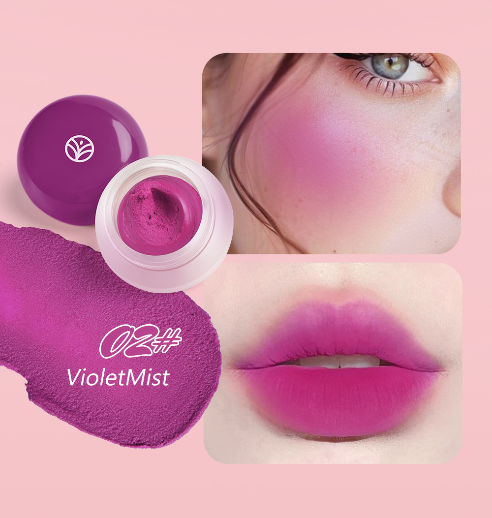 YOUNG VISION 6-color Mousse Blush Clay Nude Natural and Delicate Color Display matte Velvet Blush undefined
