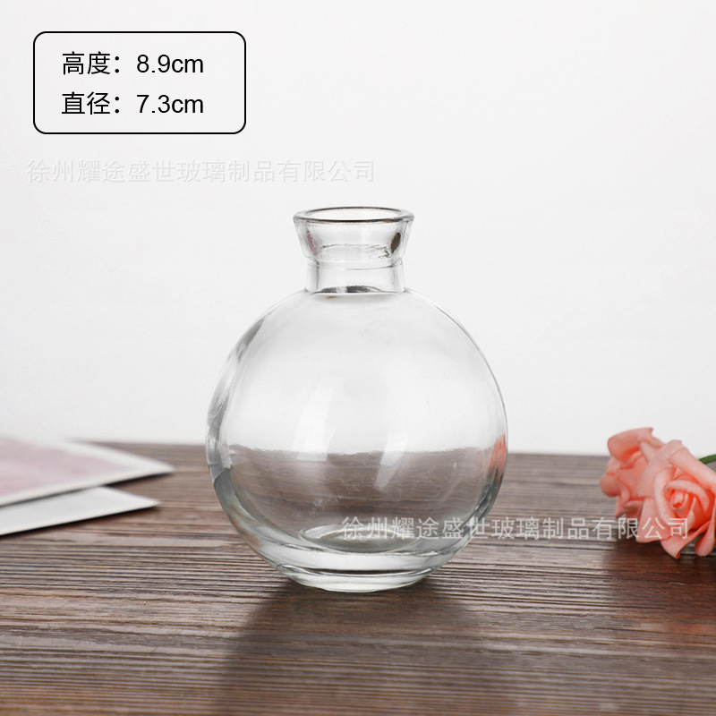 クロスボーダー卸売小さな花瓶装飾品、インスタイルホームデスクトップリビングルームフラワーアレンジメント、高級ガラス花瓶|undefined