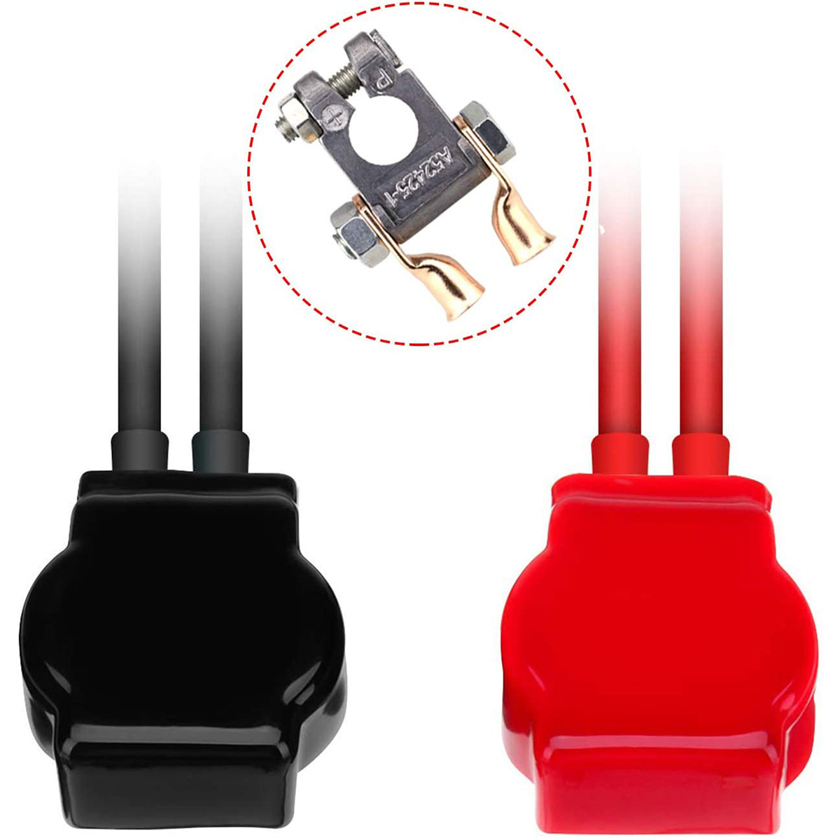 Aleación de zinc pila de la batería positivo y negativo electrodo batería abrazadera de cableado traje de limpieza batería columna superior conector Chuck