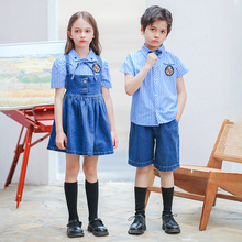 校服小学生夏季运动套装幼儿园园服休闲风夏款两件套班服表演服