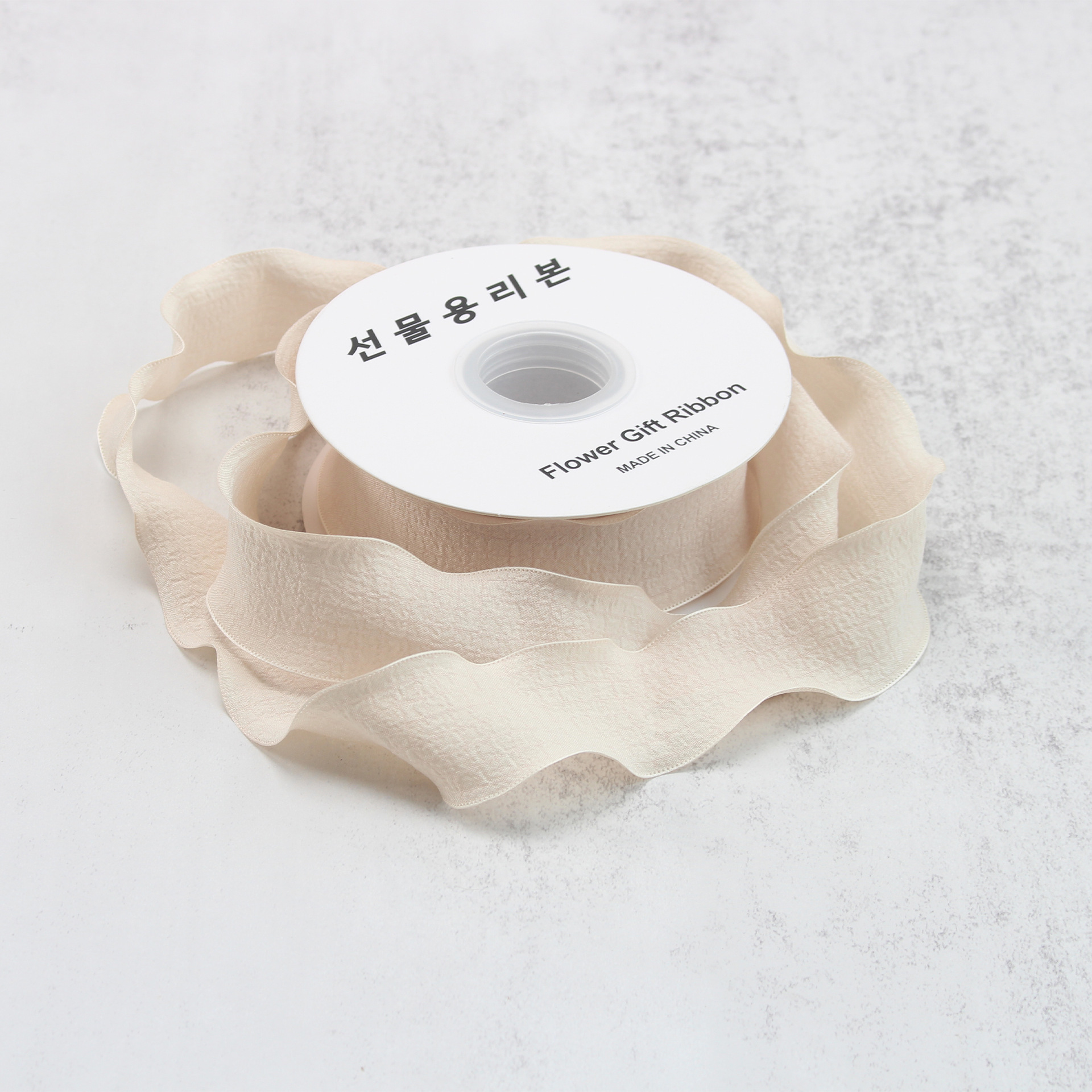 2,5 cinta plisada pastel de flores cola de pescado cinta de hilo embalaje para hornear caja de regalo de encaje arco de encaje DIY