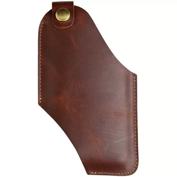 Handmade Pure Cowhide Leather Waist Phone Pouch, Portable Crossbody New Style Phone Bag, Men's Genuine Leather Belt Bag, Universal Men's Gs