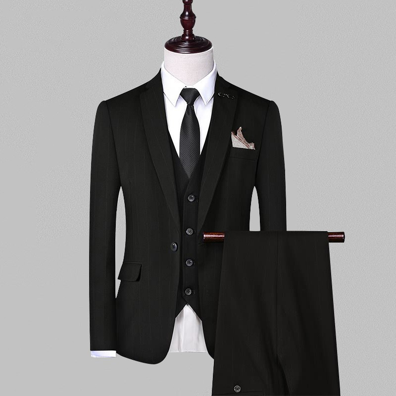 Spring and Autumn Suits Men's Business Suits Men's Suits Men's Suits Three-Piece Wedding Dresses Groomsmen Group Suits