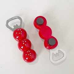 クリエイティブなチーズ型のボトルオープナー、冷蔵庫用マグネット付き、蓋を開ける魔法の道具、家庭用冷蔵庫マグネット