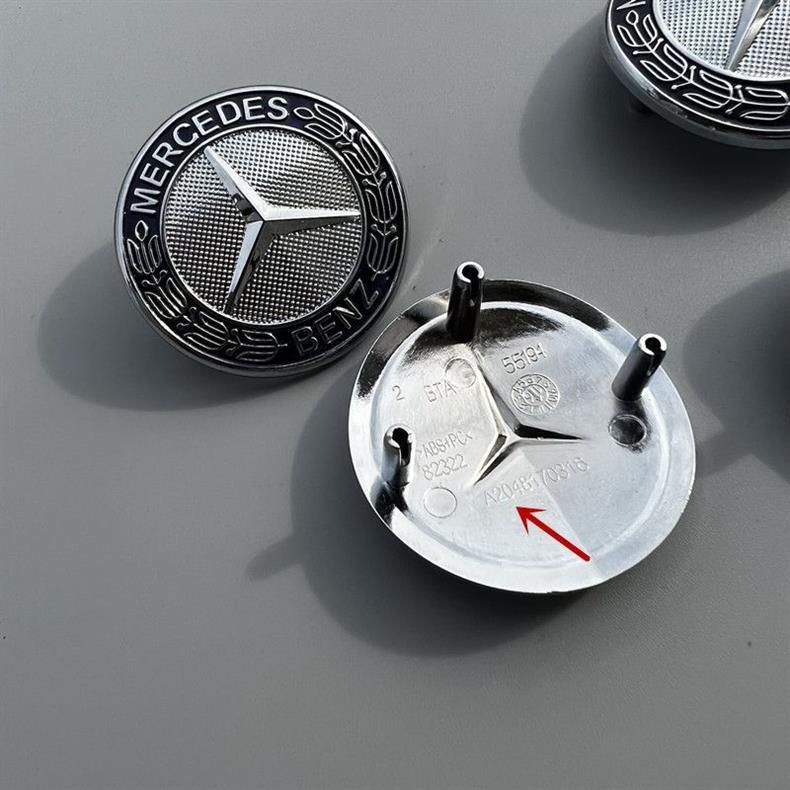 Mercedes-Benz front grille emblem for new E and S-Class models S350 S400 S600 E300L front grille logo front bumper badge
