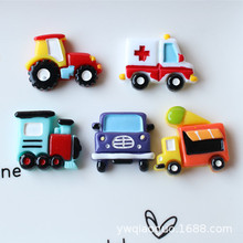 新款卡通汽车火车diy奶油手机壳创意发夹文具盒材料树脂饰品配件