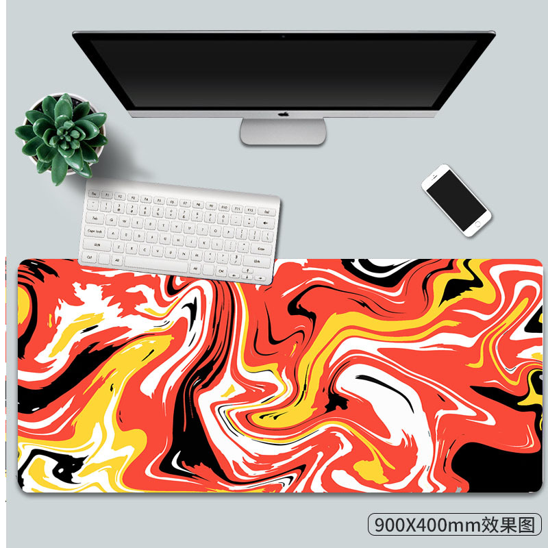 Transfronteriza al por mayor de fábrica nuevo patrón abstracto serie de carga inalámbrica mouse pad color mágico luminoso RGB mouse pad