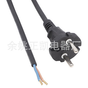 韓國圓頭兩插工具插電源線裸尾16A韓式KC韓標韓規電動工具插頭線