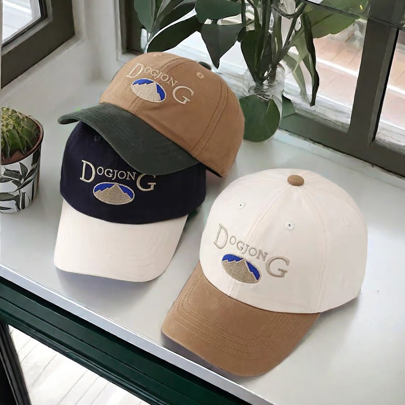 Sombreros infantiles de estilo coreano sombrero de béisbol de algodón para niños y niñas personalidad de padres e hijos bordado ajustable sombrero de lengua de pato