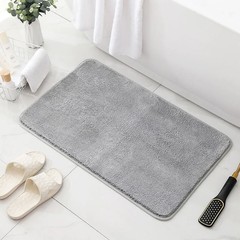 Pure Color Wool Felt Thick Bathroom Absorbent Mat Household Bathroom Entrance Anti-Slip Foot Mat Entrance Door Mat Wholesale