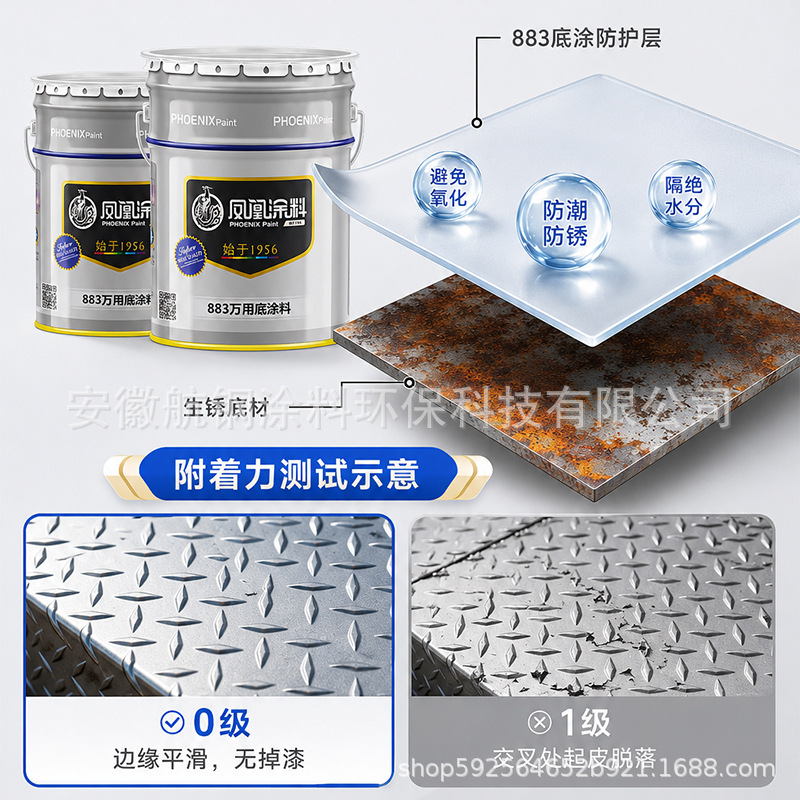 Грунтовка по металлу Phoenix Paint железо-красная