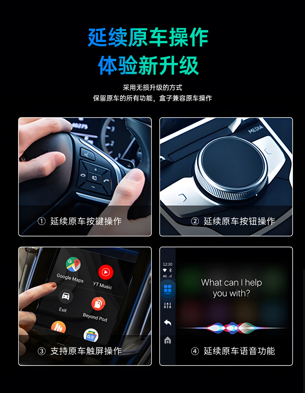 Amazon's Best-Selling Carplay Box Dual Wifi Wired to Wireless Carplay with HDMI Tv Box
