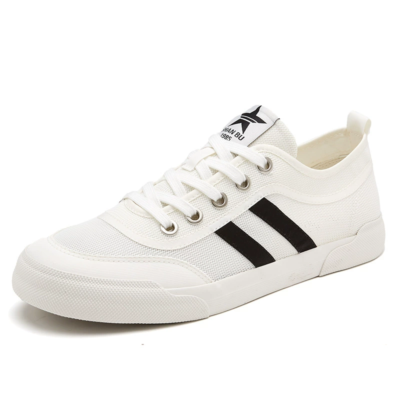 25633 Flash Step, новая летняя мужская обувь, нишевый дизайн, модная повседневная мужская тканевая обувь, низкие кроссовки на шнуровке