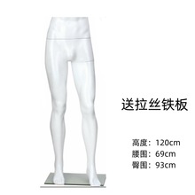 模特裤模下半身道具男女塑料展示架打底裤展示架白色裤模特