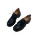 Vintage Handmade Cross Strap Women's Shoes Front Strap Deep Mouth Thick Bottom Leather Small Leather Shoes Japanese Department College Love Single Shoes